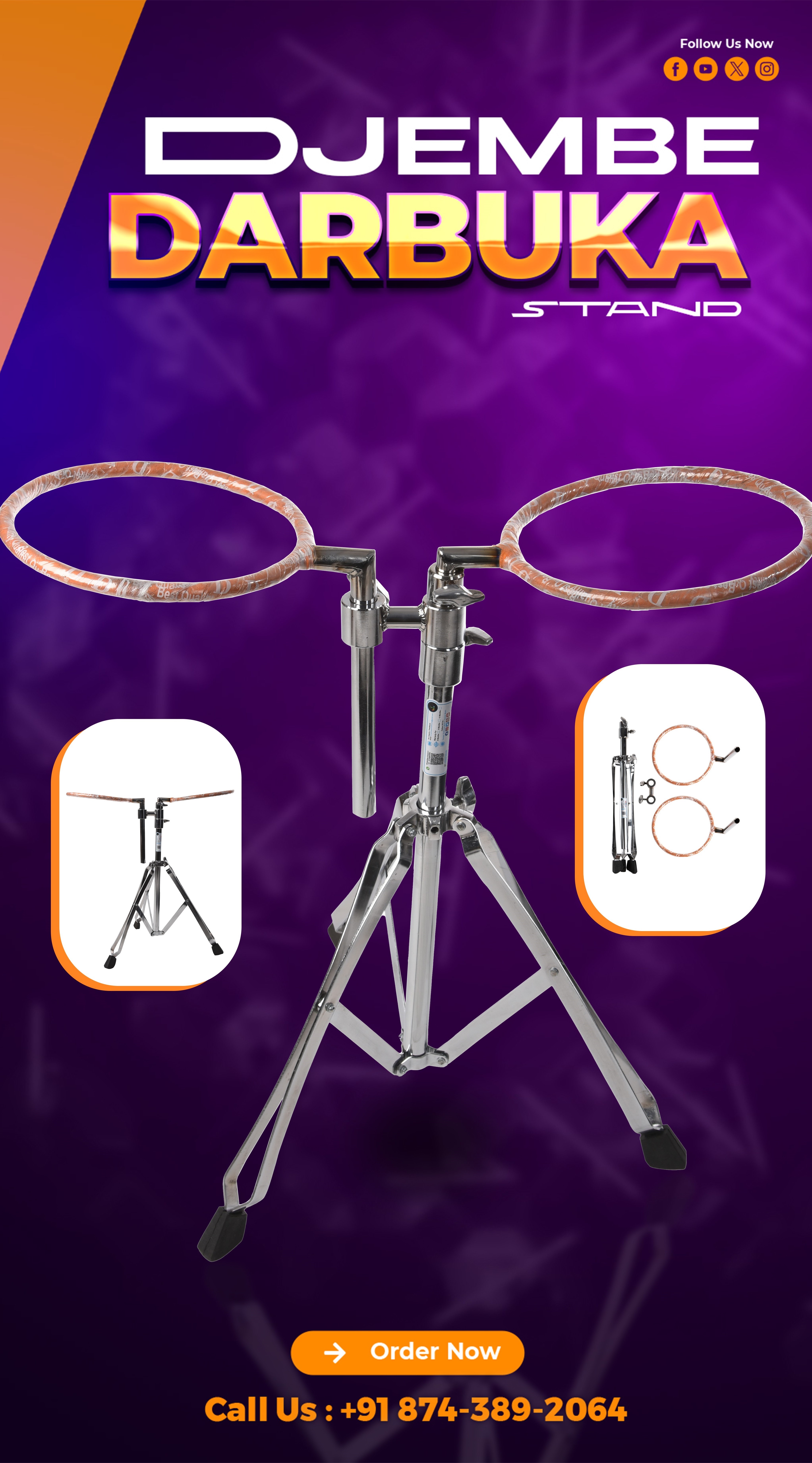 Djembe or Darbuka Stand