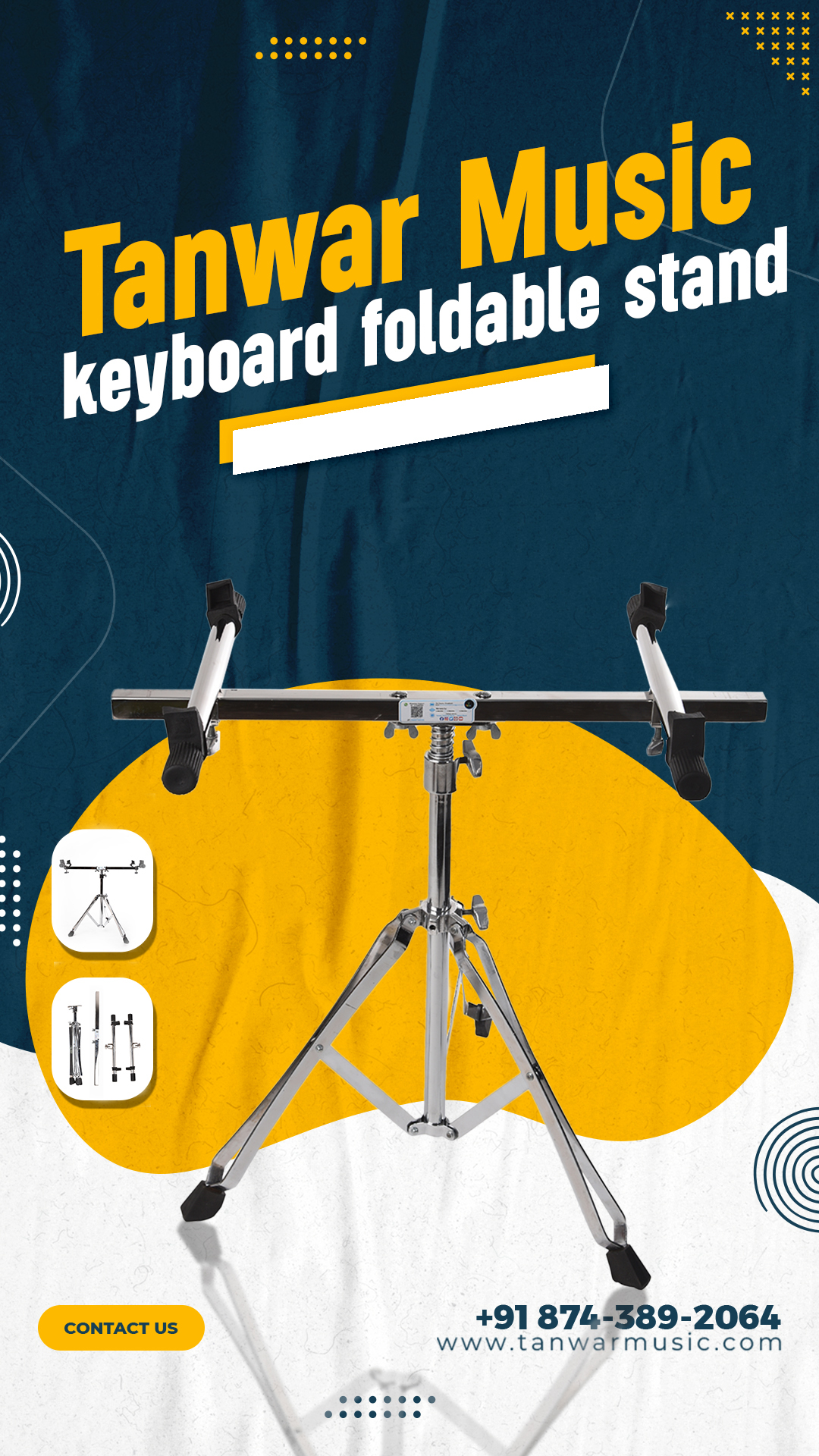 Keyboard Foldable Stand