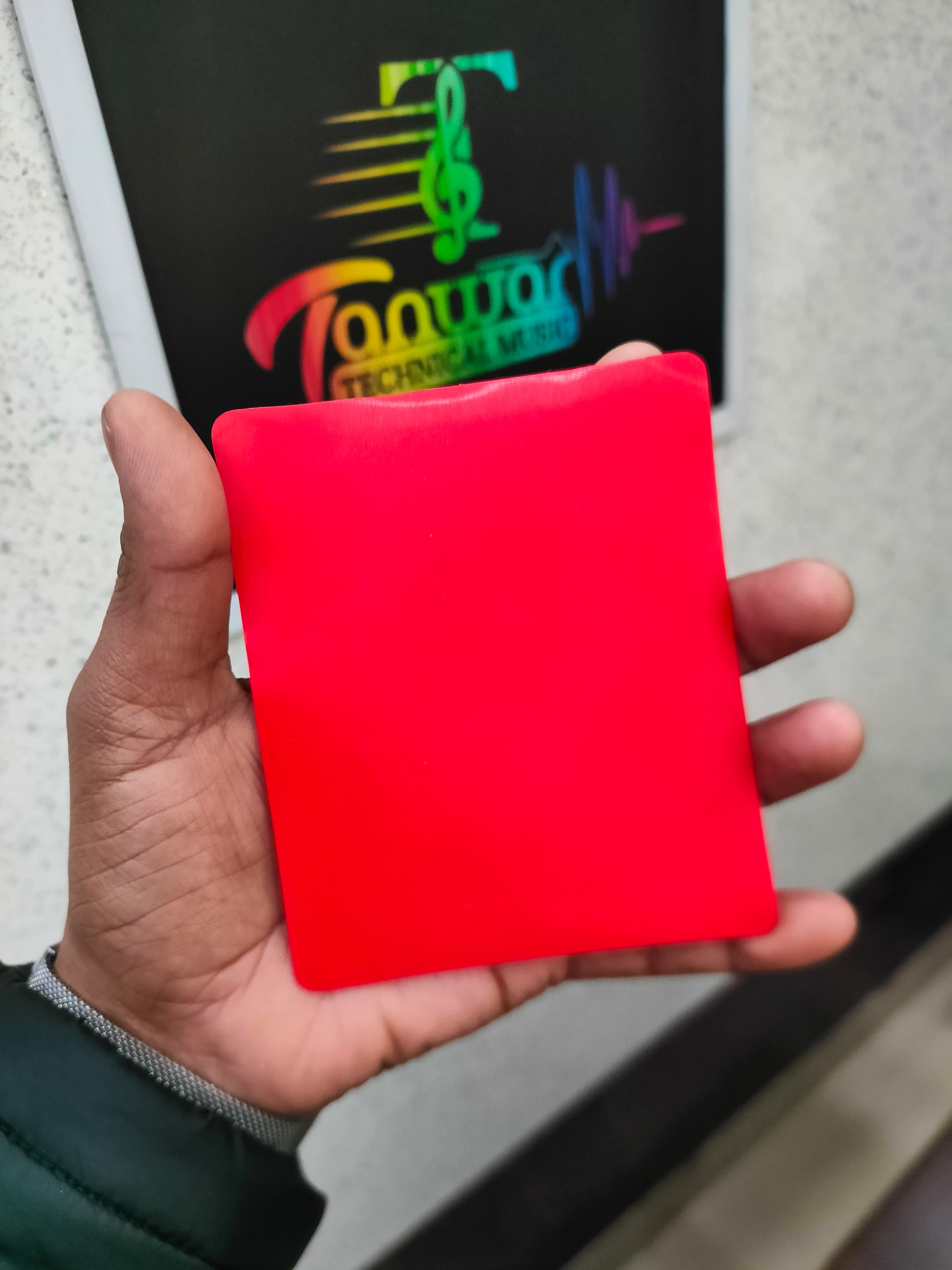 Red Protection Rubber Sheet for Pads