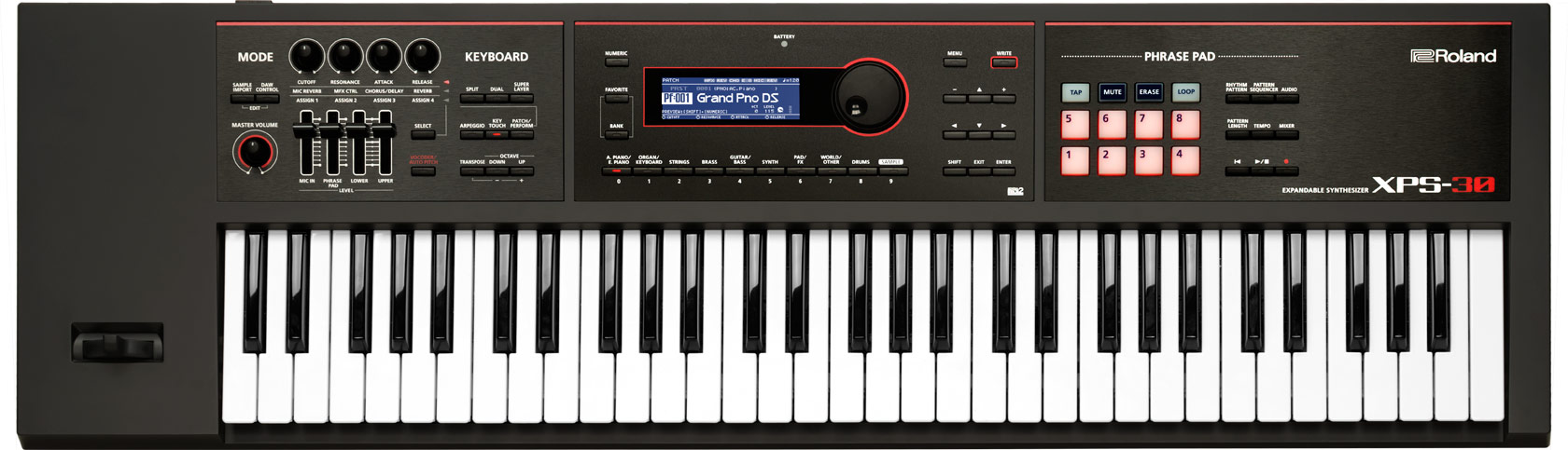 Roland XPS-30 Expandable Synthesizer Pro Keyboard (Black)(Only Available On Pre Booking)