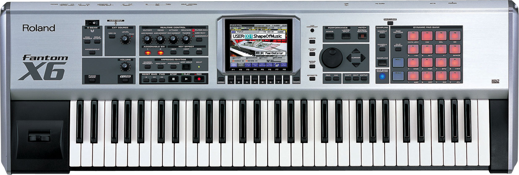 Roland Fantom-X6 Workstation Keyboard (Second Hand - Available On Pre-Booking Only)