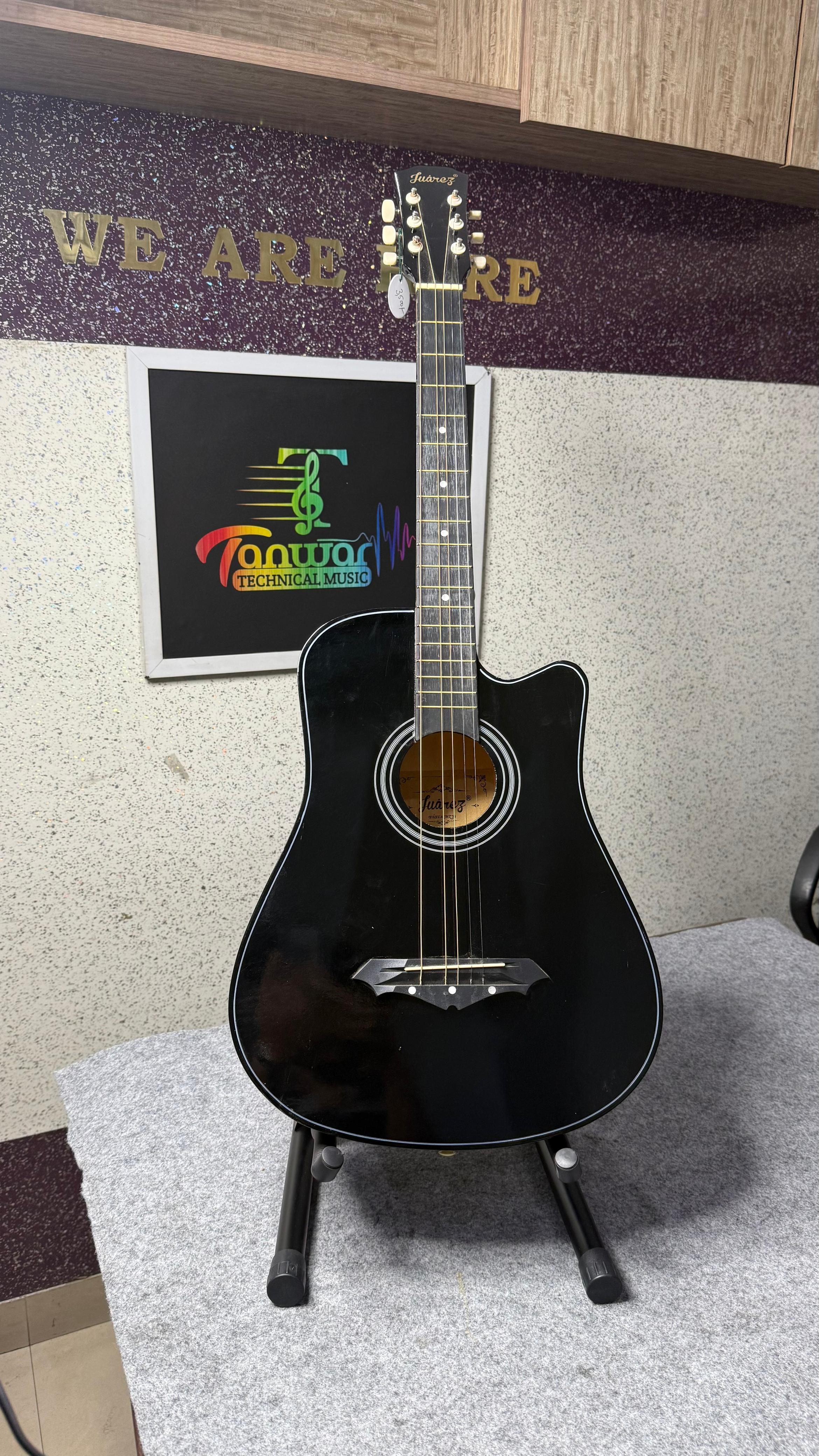 Juarez Fiesta JRK-38 Acoustic Guitar – Black Color