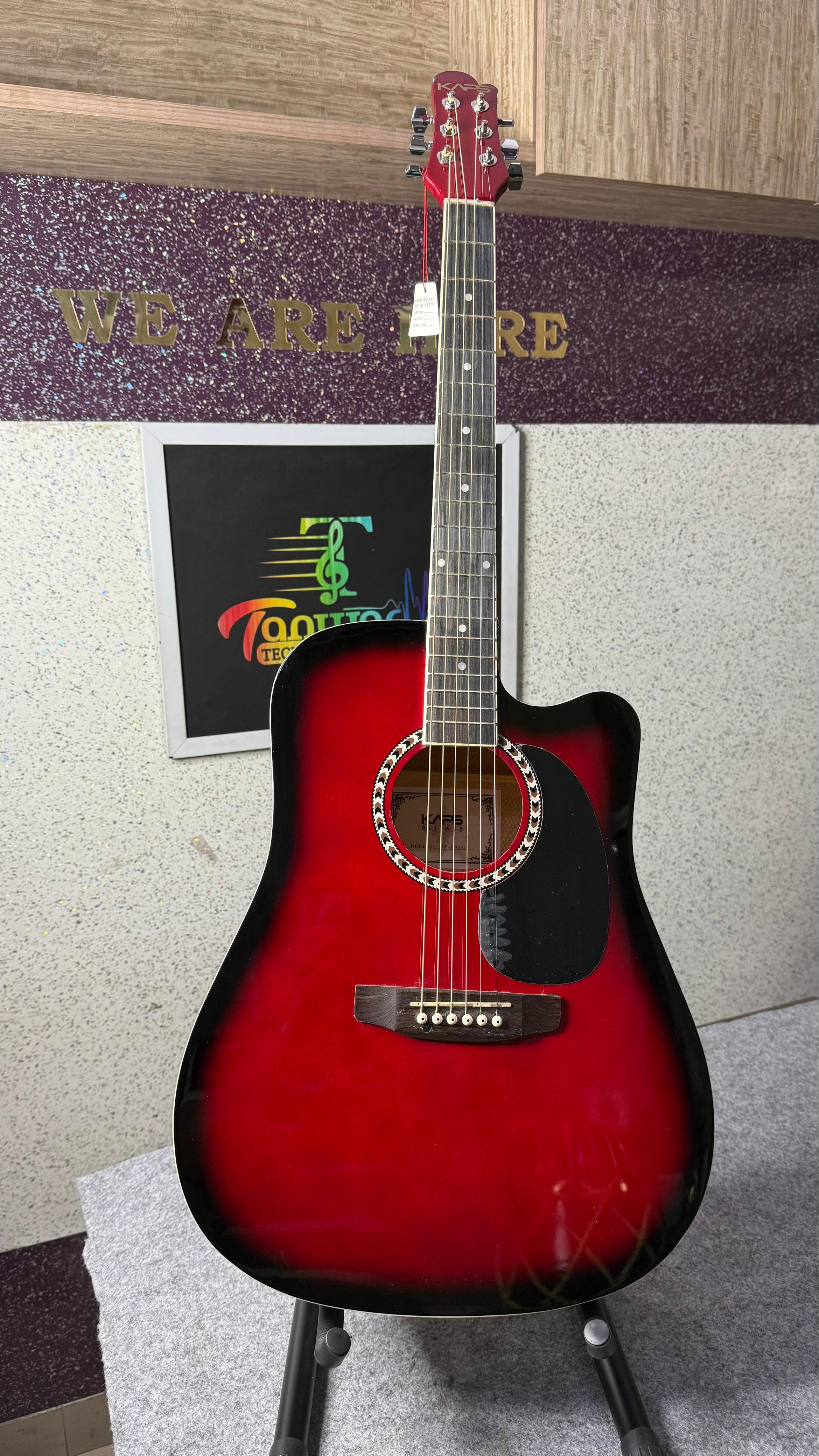 Kaps ST 1000CR Guitar Stand – Red