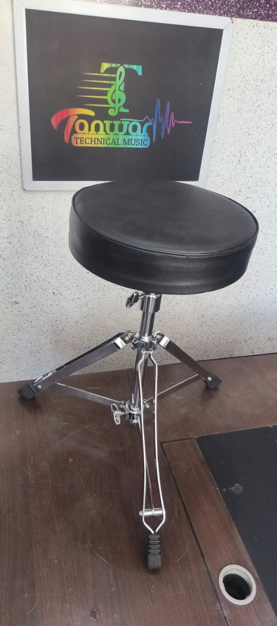 Adjustable Drum Throne – Black Finish