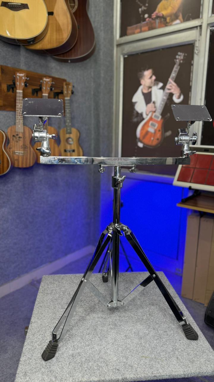 T-Type Double Pad Stand (Metallic Steel)